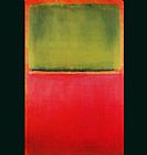 Green Red on Orange by Mark Rothko